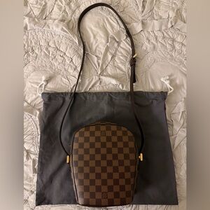 Louis Vuitton Brown Damier Ebene Medium Crossbody Bag